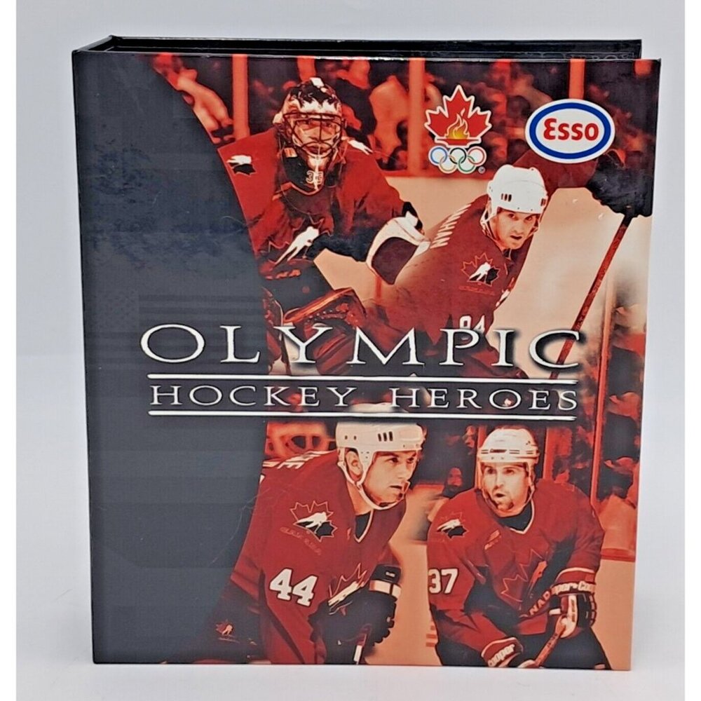 Olympic Hockey Heroes-Esso-Complete Set of 60 Cards in Collector Binder-1998
